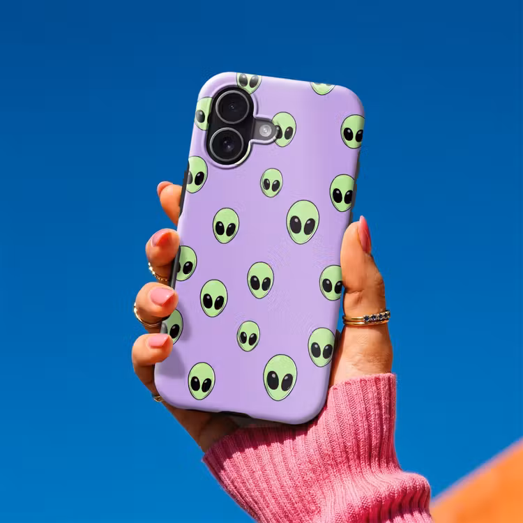 Telefoonhoesje Toughcase - Alien - Retro - Lila — 2