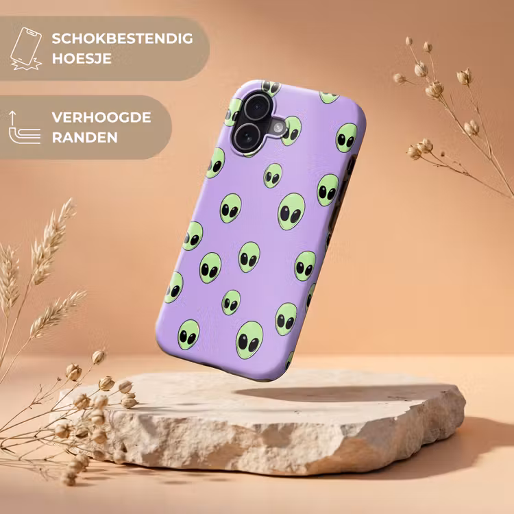 Telefoonhoesje Toughcase - Alien - Retro - Lila — 5