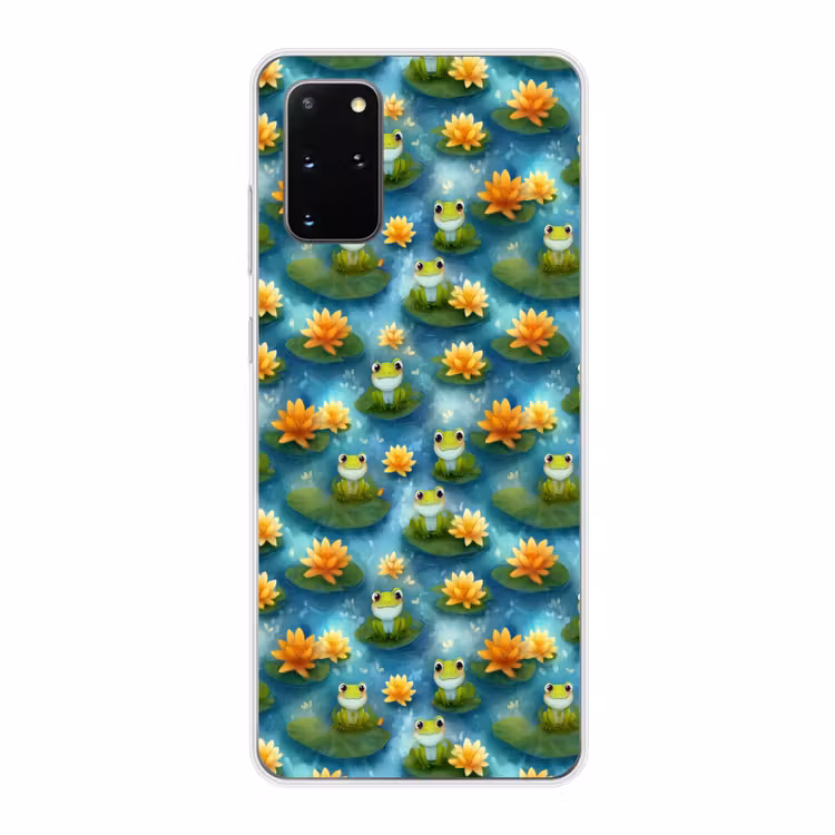 Telefoonhoesje - Kikker - Lelies - Groen — 1