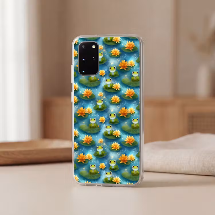 Telefoonhoesje - Kikker - Lelies - Groen — 3