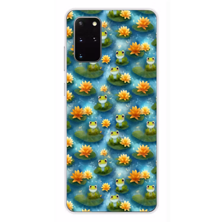 Telefoonhoesje - Kikker - Lelies - Groen — 4