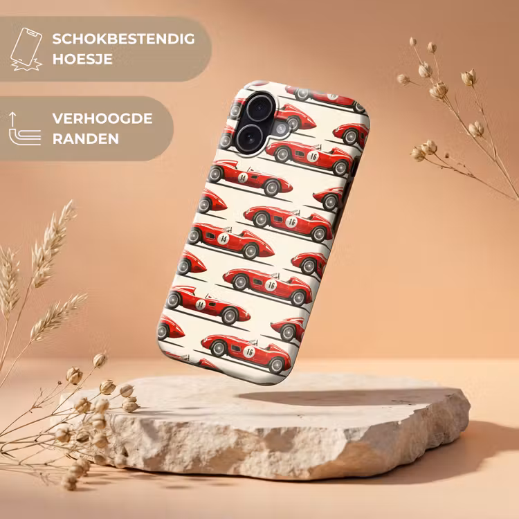 Telefoonhoesje Toughcase - Raceauto - Retro - Rood — 5