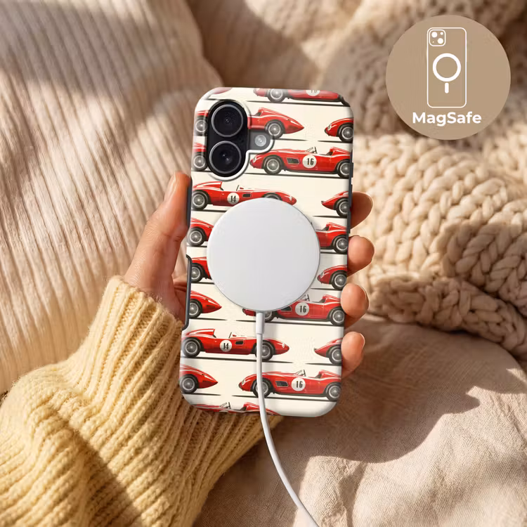 Telefoonhoesje Toughcase - Raceauto - Retro - Rood — 8