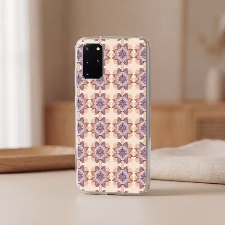 Telefoonhoesje - Klassiek - Patroon - Paars — 3