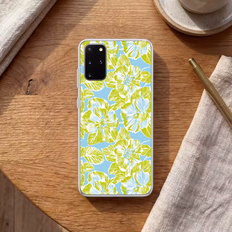 Telefoonhoesje - Modern - Bloemen - Groen — 2
