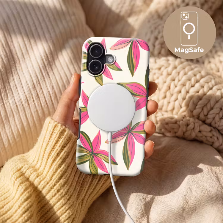 Telefoonhoesje Toughcase - Tropisch - Bloem - Roze — 8