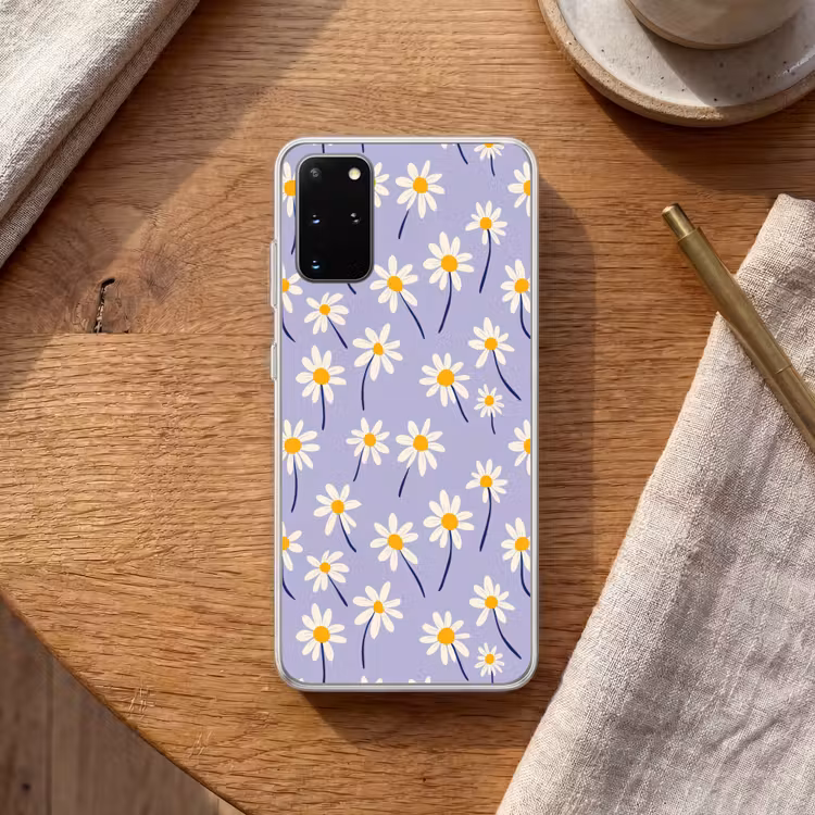 Telefoonhoesje - Modern - Madelief - Paars — 2