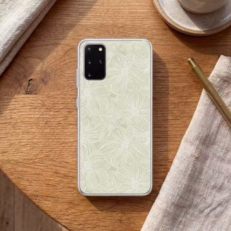 Telefoonhoesje - Sereen - Bloemen - Groen — 2