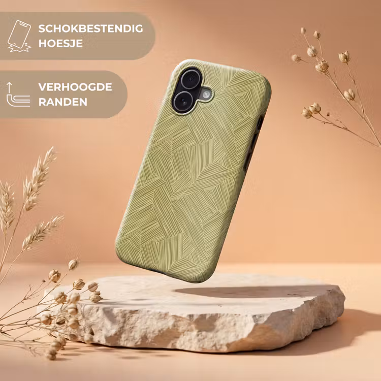 Telefoonhoesje Toughcase - Abstract - Modern - Groen — 5