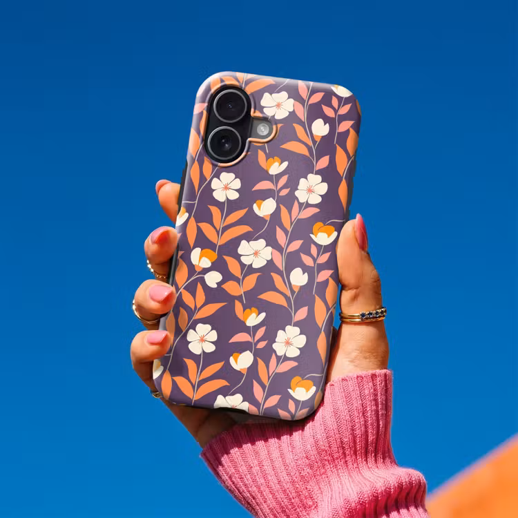 Telefoonhoesje Toughcase - Boho - Vintage - Paars — 2