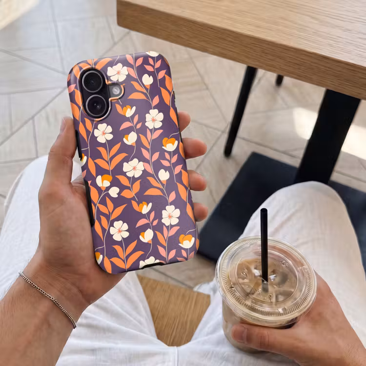 Telefoonhoesje Toughcase - Boho - Vintage - Paars — 4