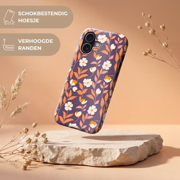 Telefoonhoesje Toughcase - Boho - Vintage - Paars — 5