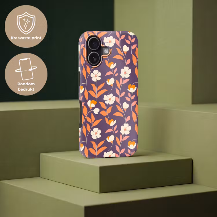 Telefoonhoesje Toughcase - Boho - Vintage - Paars — 7