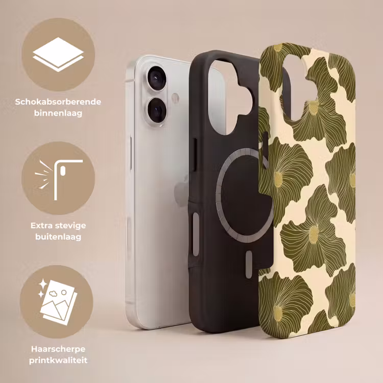 Telefoonhoesje Toughcase - Modern - Abstract - Groen — 3
