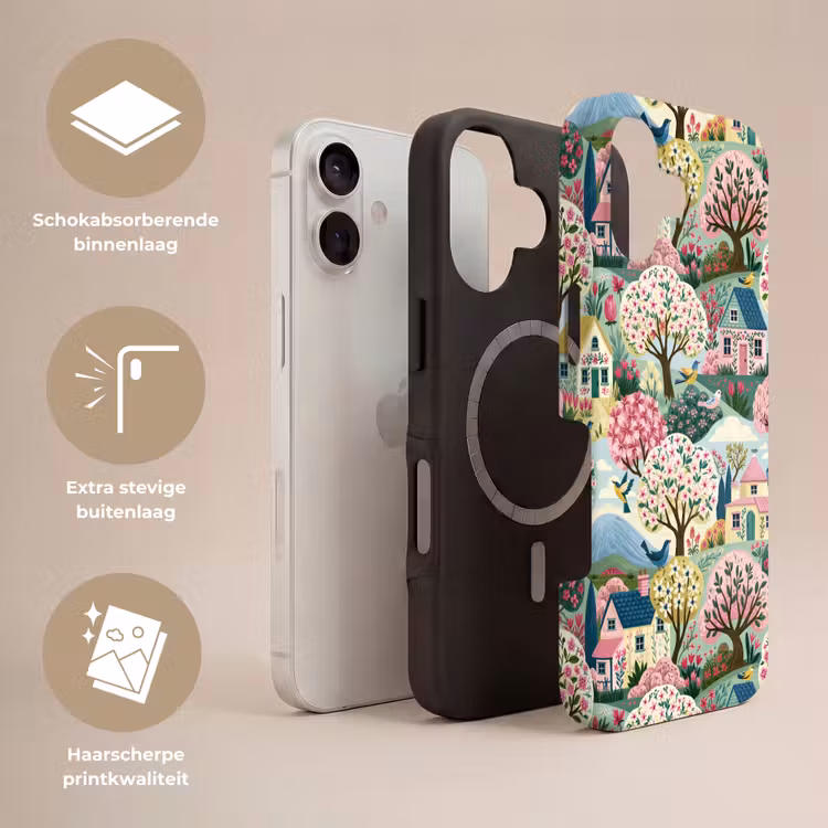 Telefoonhoesje Toughcase - Nostalgisch - Idyllisch - Kleurrijk — 3