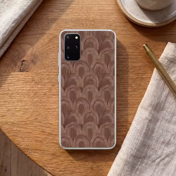 Telefoonhoesje - Ritmisch - Effect - Bruin — 2