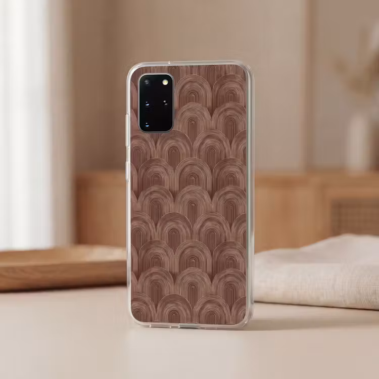 Telefoonhoesje - Ritmisch - Effect - Bruin — 3