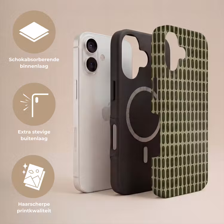 Telefoonhoesje Toughcase - Ritmisch - Effect - Groen — 3