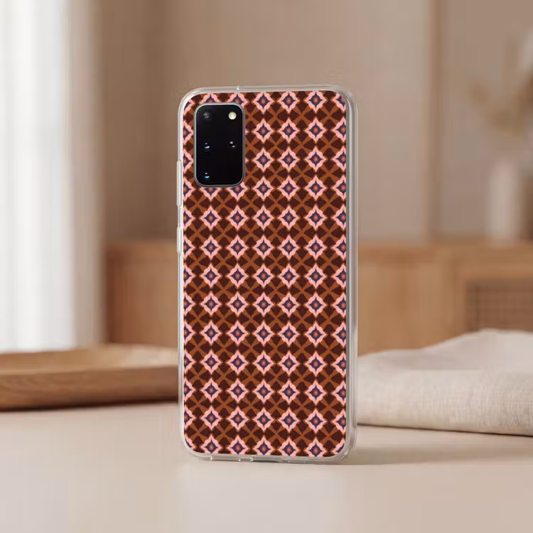 Telefoonhoesje - Geometrisch - Sierlijk - Bruin — 3