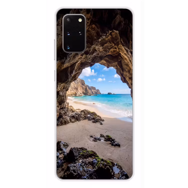 Telefoonhoesje - Grot - Strand - Zee - Blauw — 4
