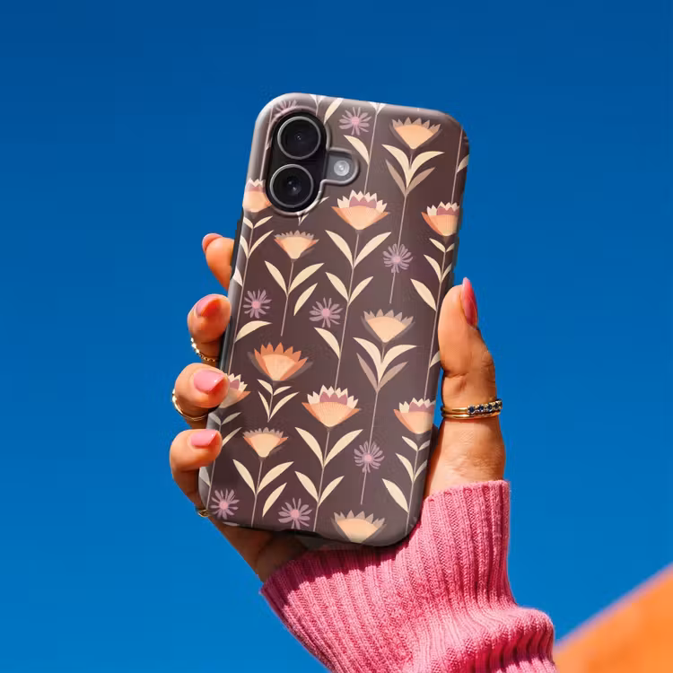 Telefoonhoesje Toughcase - Elegant - Retro - Bruin — 2