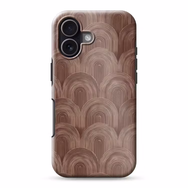 Telefoonhoesje Toughcase - Ritmisch - Effect - Bruin — 1