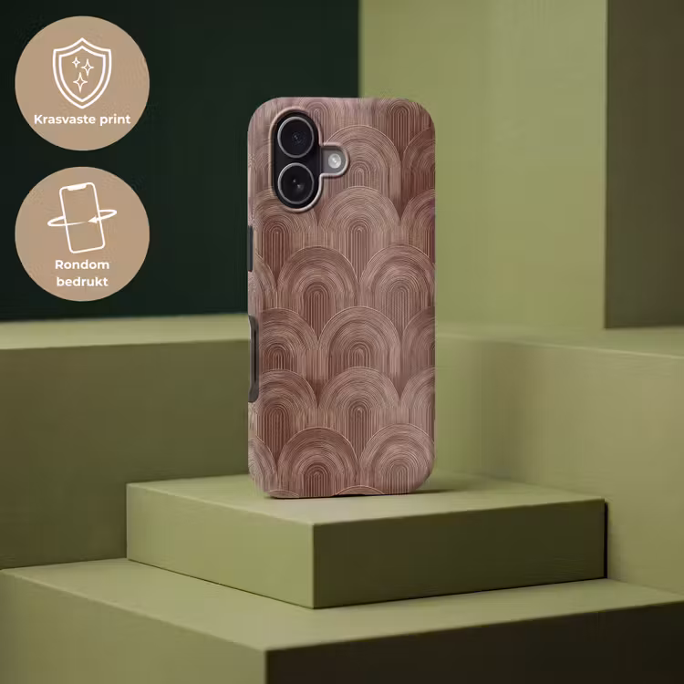 Telefoonhoesje Toughcase - Ritmisch - Effect - Bruin — 7