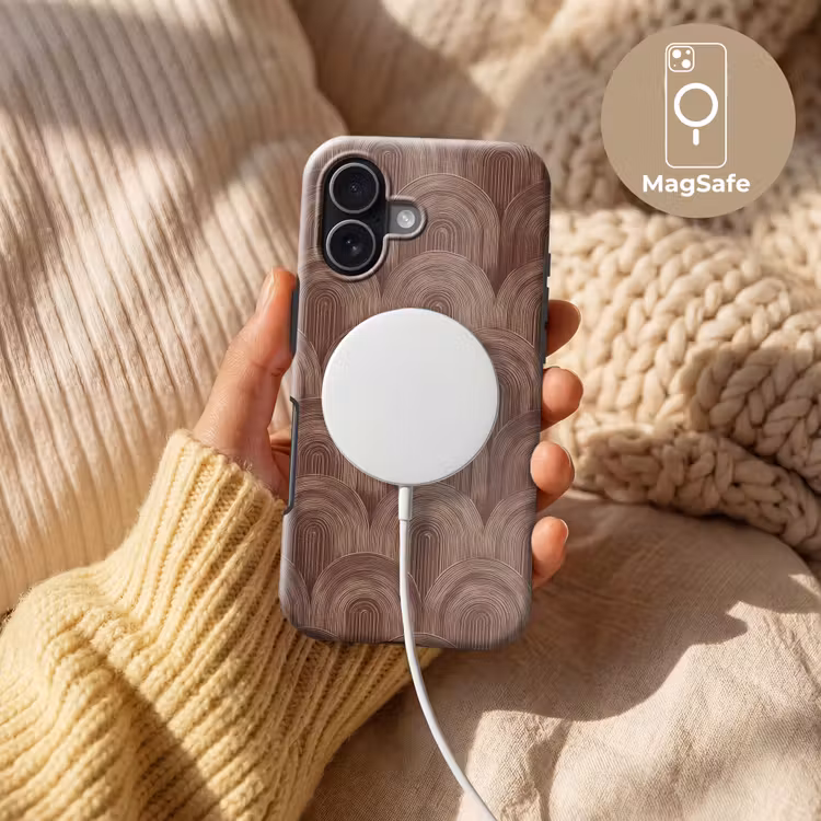 Telefoonhoesje Toughcase - Ritmisch - Effect - Bruin — 8