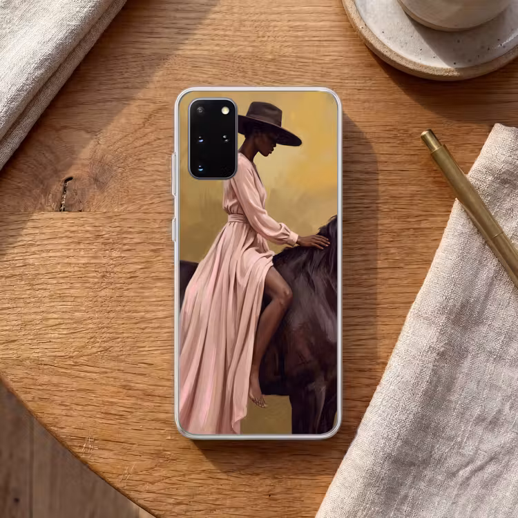 Telefoonhoesje - Paard - Klassiek - Oker — 2