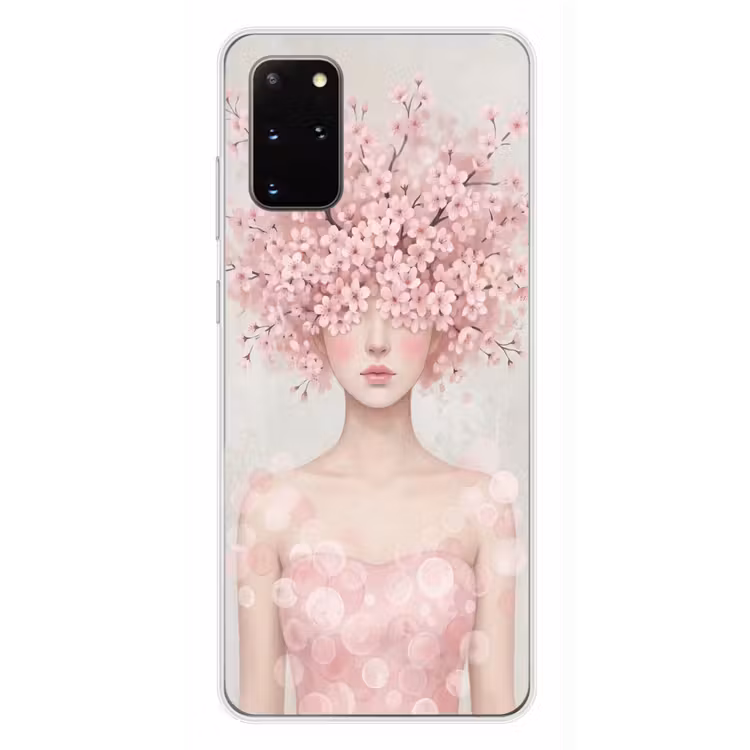 Telefoonhoesje - Portret - Kersenbloesem - Roze — 4