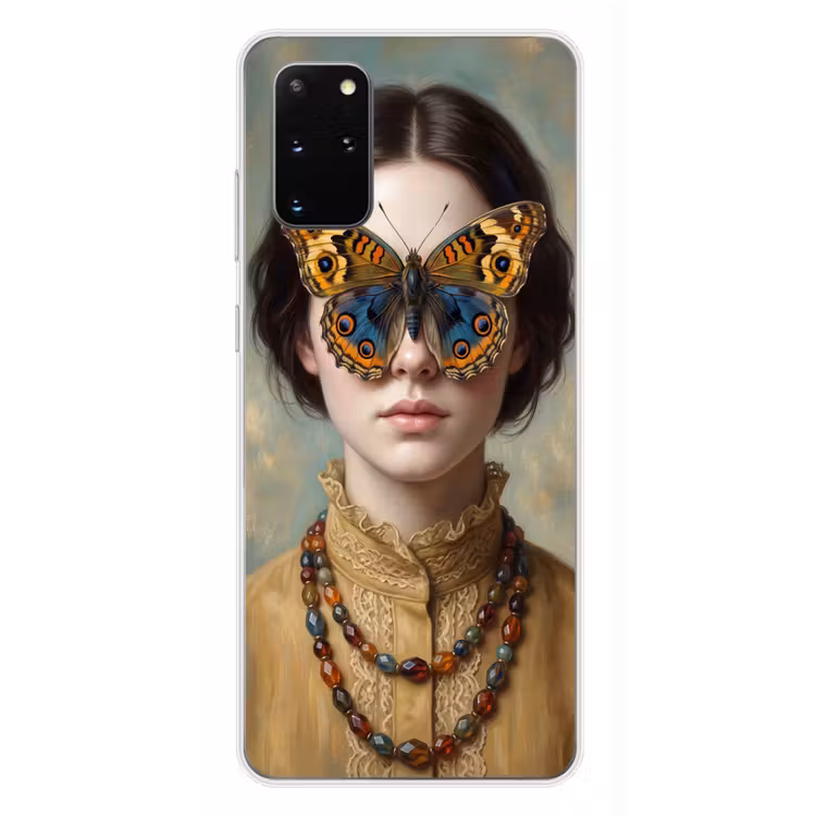 Telefoonhoesje - Portret - Vlinder - Kleurrijk — 4