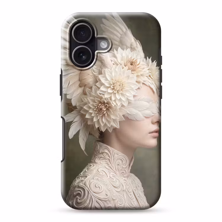 Telefoonhoesje Toughcase - Vleugels - Vrouw - Wit — 1