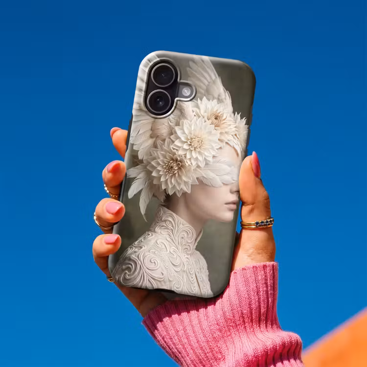 Telefoonhoesje Toughcase - Vleugels - Vrouw - Wit — 2