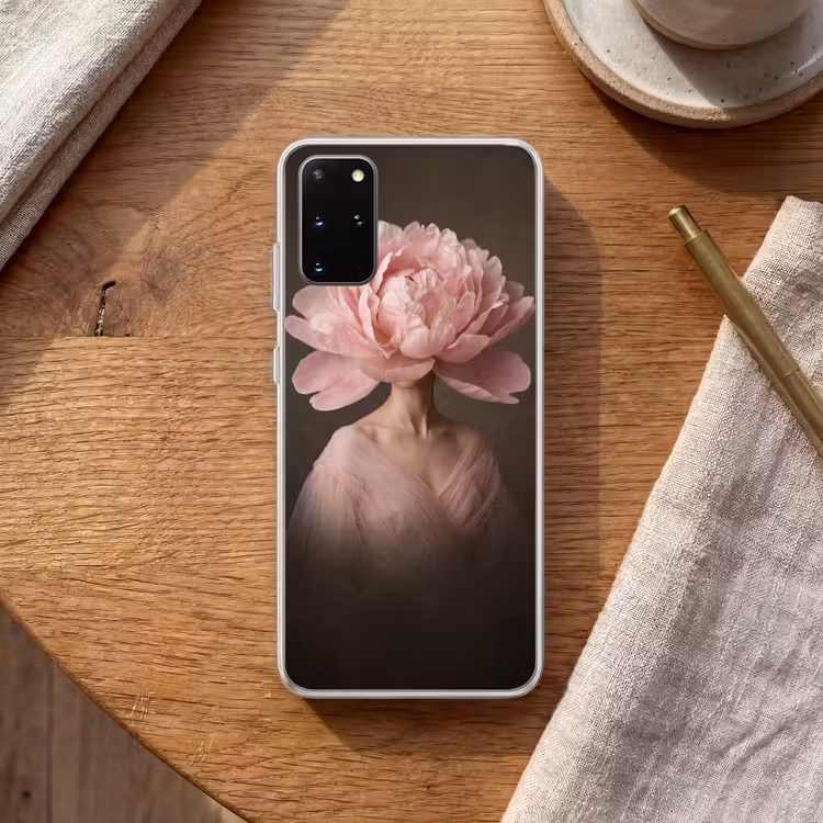 Telefoonhoesje - Gezicht - Roos - Roze — 2