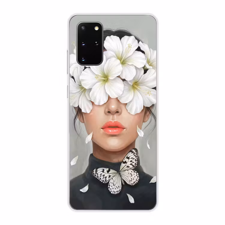 Telefoonhoesje - Lelies - Portret - Wit — 1