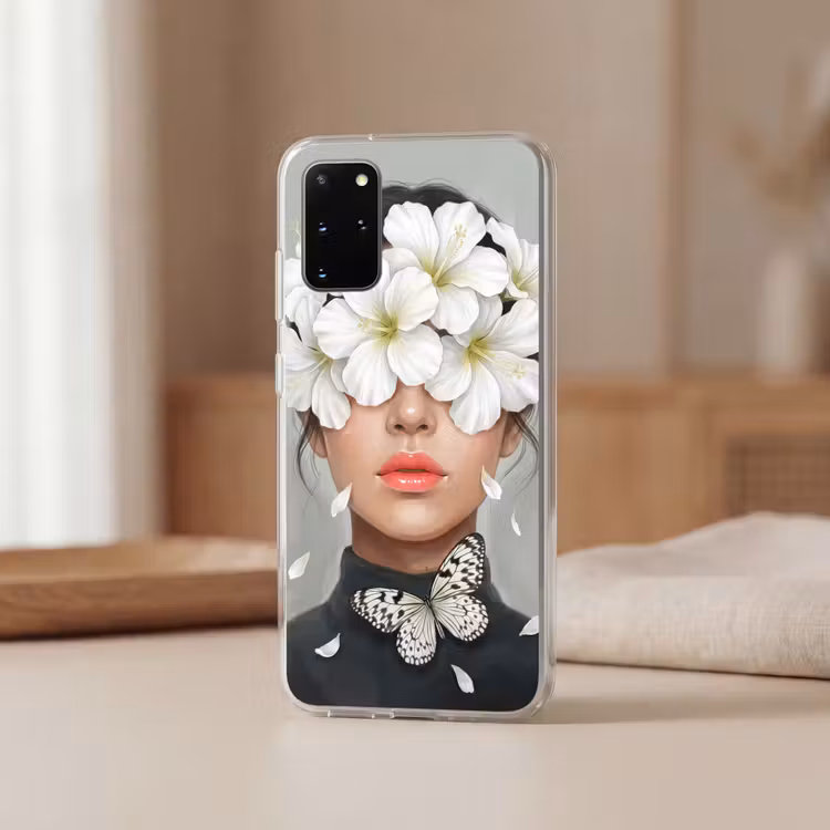 Telefoonhoesje - Lelies - Portret - Wit — 3