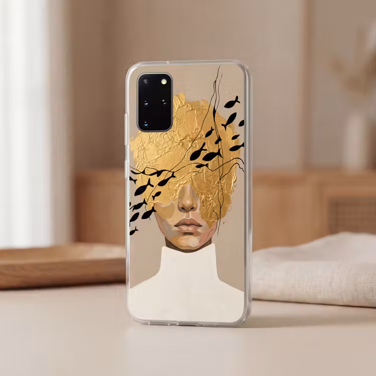 Telefoonhoesje - Modern - Vrouw - Goud — 3