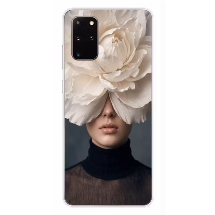 Telefoonhoesje - Portret - Mysterieus - Wit — 4