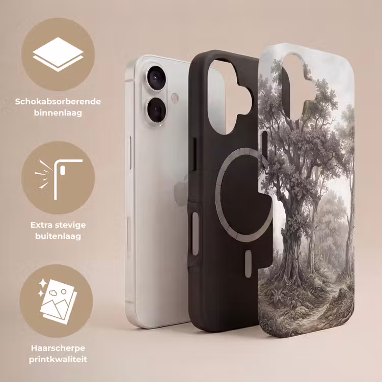 Telefoonhoesje Toughcase - Natuur - Bos - Eik — 3