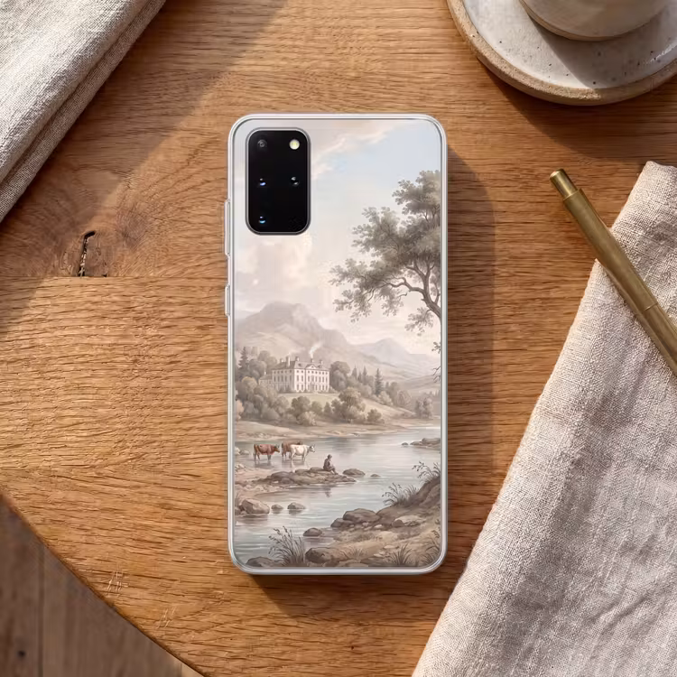 Telefoonhoesje - Landhuis - Rivier - Vee — 2