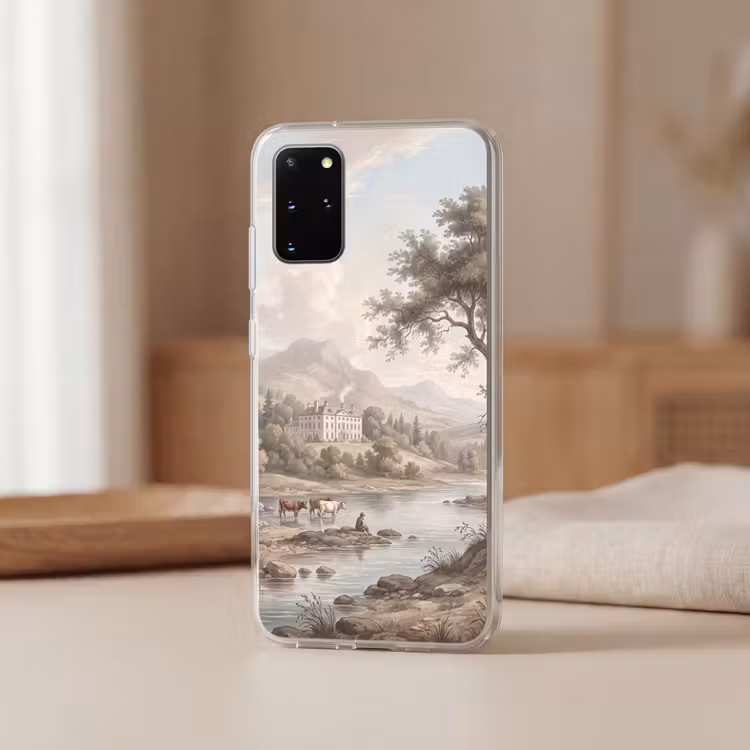 Telefoonhoesje - Landhuis - Rivier - Vee — 3