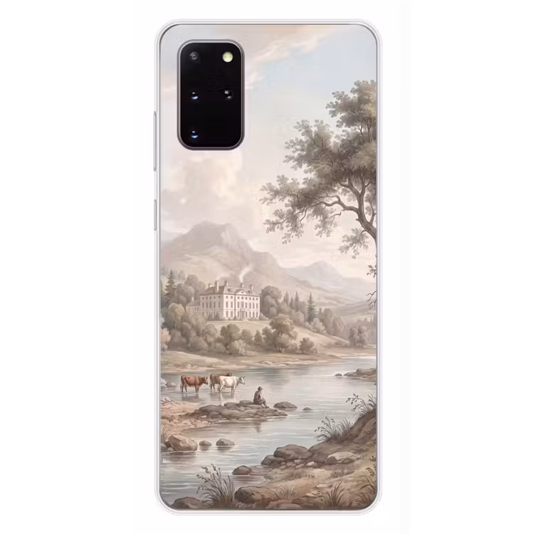 Telefoonhoesje - Landhuis - Rivier - Vee — 4