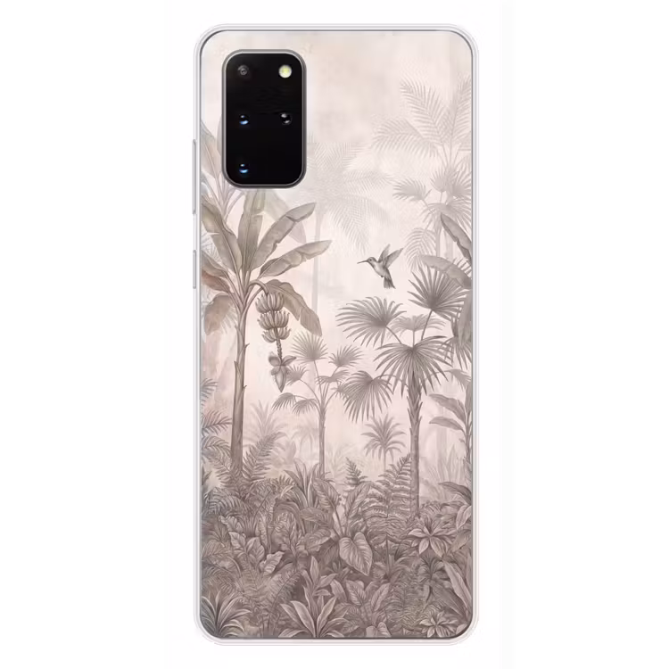 Telefoonhoesje - Jungle - Banenboom - Kolibrie - Beige — 4