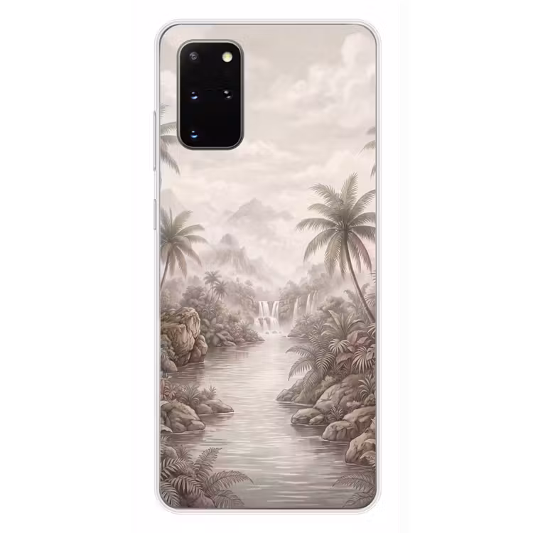 Telefoonhoesje - Jungle - Watervallen - Tropisch - Illustratie — 4