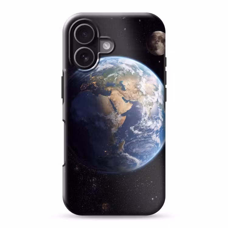 Telefoonhoesje Toughcase - Aarde - Ruimte - Blauw - Groen — 1