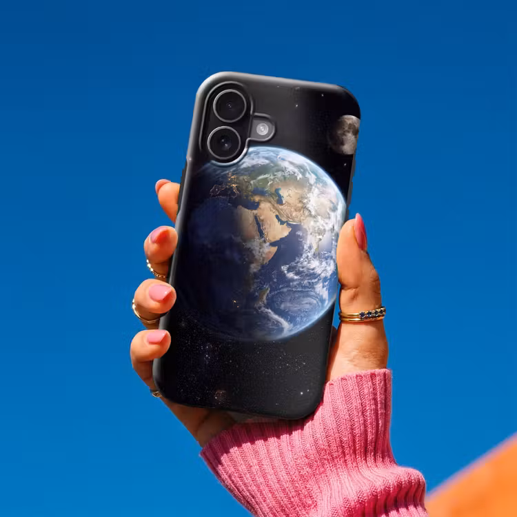 Telefoonhoesje Toughcase - Aarde - Ruimte - Blauw - Groen — 2