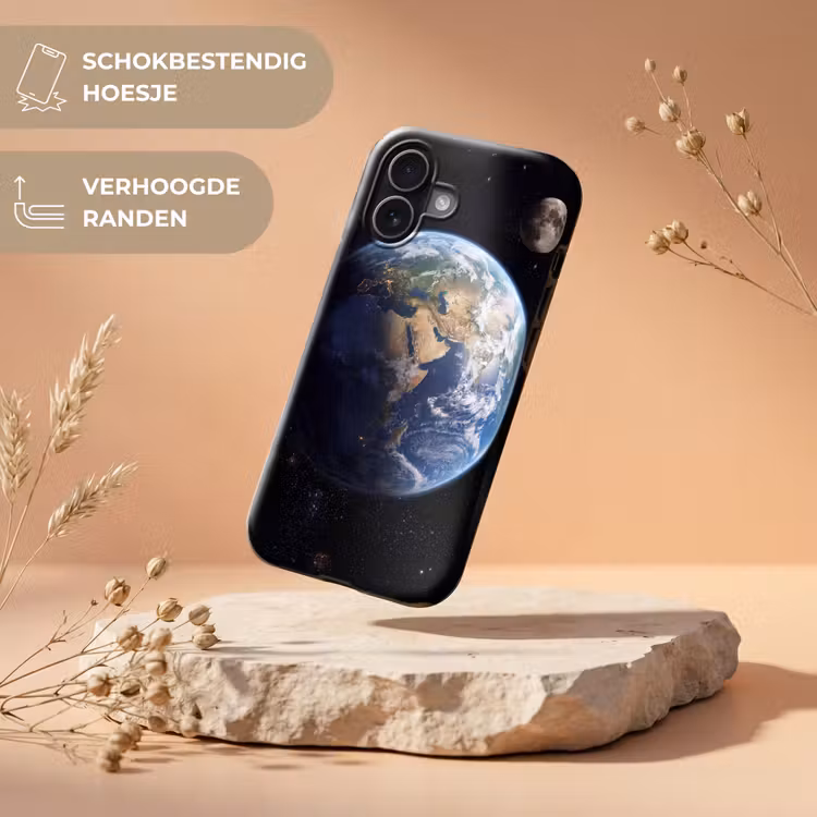 Telefoonhoesje Toughcase - Aarde - Ruimte - Blauw - Groen — 5