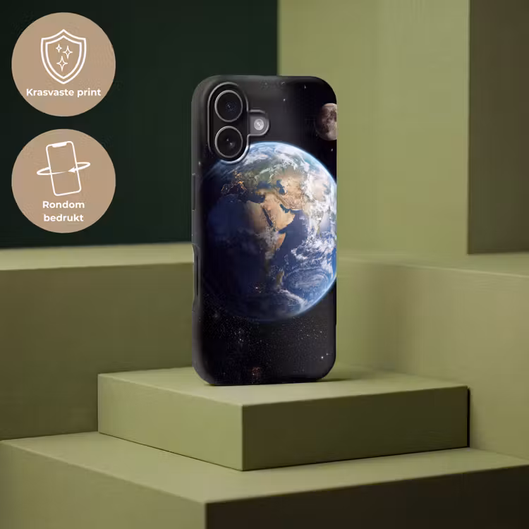 Telefoonhoesje Toughcase - Aarde - Ruimte - Blauw - Groen — 7