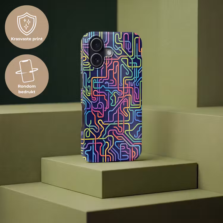 Telefoonhoesje Toughcase - Retro - Abstract - Neon — 7