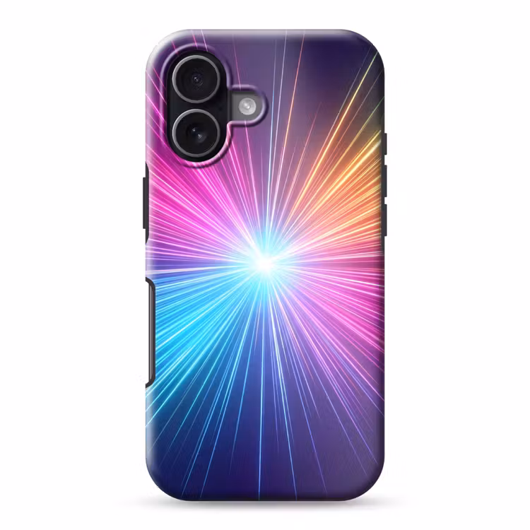 Telefoonhoesje Toughcase - Abstract - Light - Burst - Modern - Colorful — 1